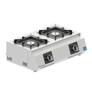 Seamac OG2.NG İkili Set Üstü Ocak, 20x20 cm, Doğalgazlı