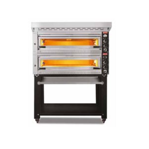 SGS PO PROFI 10570 DE Ø 34 Cm 6+6 Tava Kapasiteli Pizza Fırını Alttan Açılmalı Kapak
