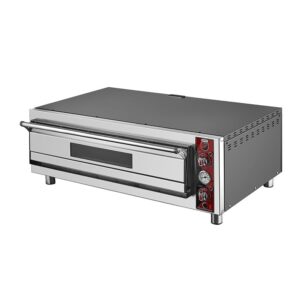 SilverInox 92*62 Pizza Fırını, 6 Pizza Kapasiteli, Elektrikli