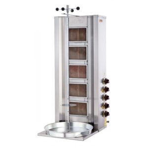 Silverinox Doğalgazlı CE Döner Ocağı 5 Radyanlı