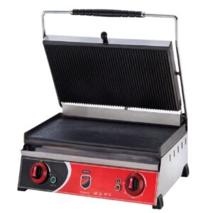 Silverinox Tost Makinesi Altı Düz 16 Dilim Elektrikli