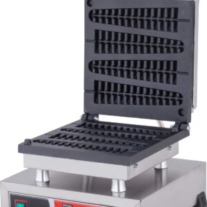 Silverinox Çubuk Model Waffle Makinesi Tekli