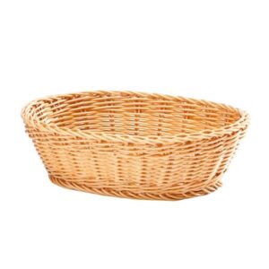 Zicco JQ 1001-B Oval Ekmek Sepeti 25x19x8 cm Açık Renk