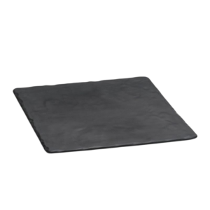 Zicco K-9500 Taş Model Melamin Teşhir Tabağı 26x32 cm Siyah