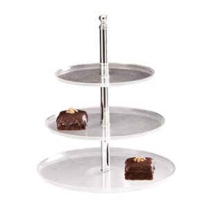 Zicco ZCB 02/P 3 Katlı Polikarbon Teşhir Standı 50 cm Şeffaf