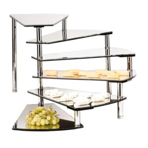 Zicco ZCP 217-6 Aynalı Kaptan Merdiven Teşhir Standı 6 Basamaklı 37.5 cm