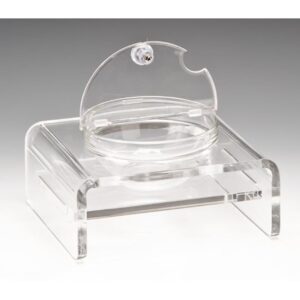 Zicco ZCP-286 Cam Kaseli Kapaklı Polikarbon Teşhir Standı 21x19 cm