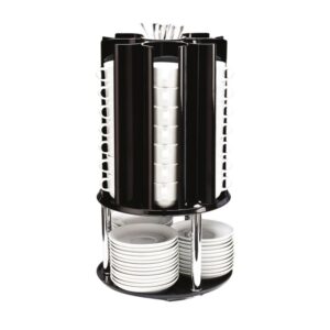 Zicco ZCP-362 Polikarbon Döner Fincan Tabak Kaşık Standı 30x55 cm