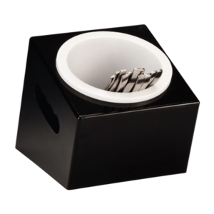 Zicco ZCP-414 Polikarbon Çatal Kaşık Standı 16.5x18x15 cm Siyah