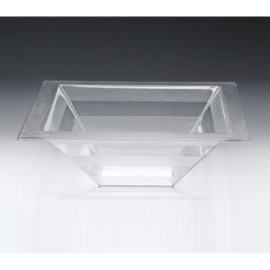 Zicco ZCP-471 Polikarbon Teşhir Kasesi 44.5x44.5x15.5 cm Şeffaf