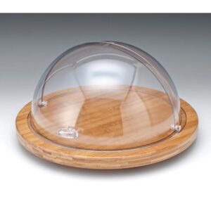 Zicco ZCP-519 Ahşap Altlı Kapaklı Yuvarlak Fanus 38 cm