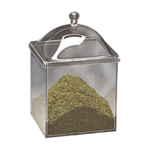 Zicco ZCP-598 Polikarbon Akrilik Kapaklı Kavanoz 15x15 cm