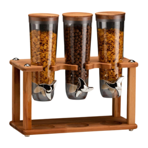 Zicco ZCP-783 Ahşap Standlı Cornflakes Aleti 3'lü 20x40x43 cm